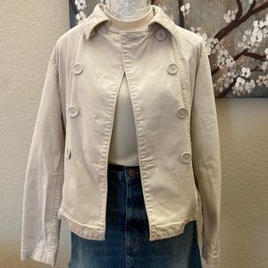 Off White Button Jacket